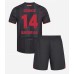 Bayer Leverkusen Patrik Schick #14 Hjemmedraktsett Barn 2025-26 Korte ermer (+ Korte bukser)